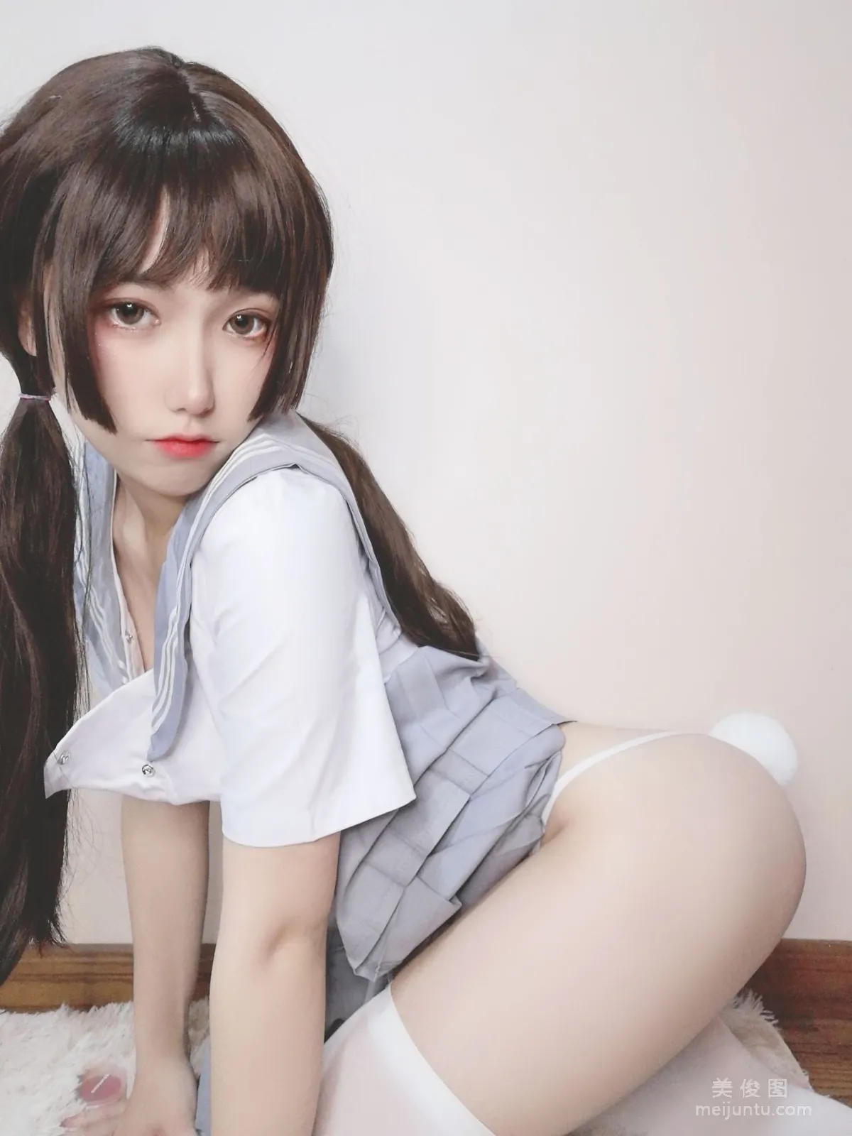 [Cosplay] 芋圆侑子SJ_ - 白丝jk27