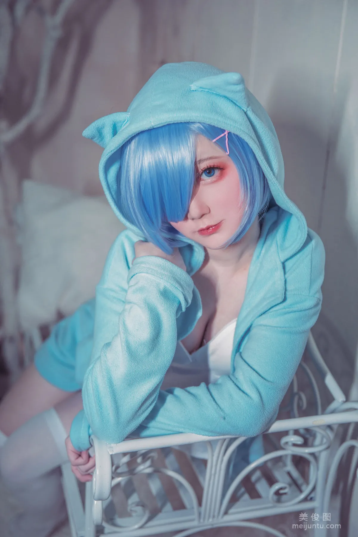 [Cosplay] 動漫博主弦音sic - RE從零開始的異世界生活 蕾姆貓咪睡衣 3