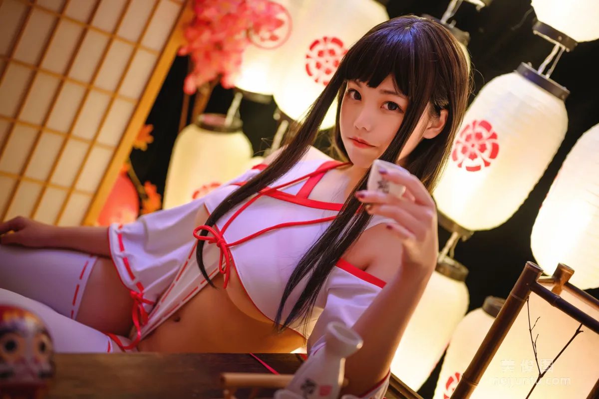 [Cosplay] 萌系小姐姐蜜汁貓裘 - 巫女 寫真集 6