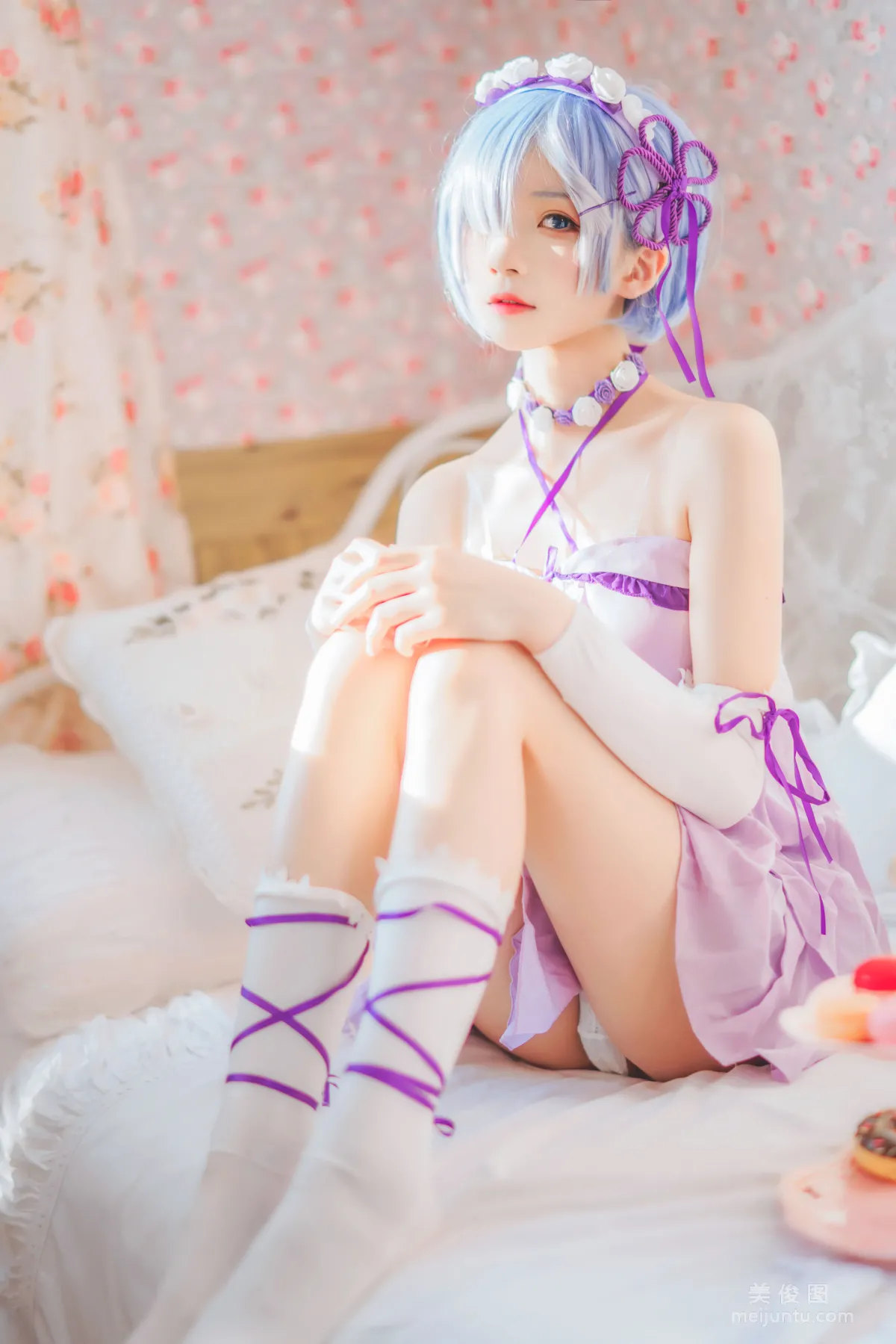 [Cosplay] 蠢沫沫 - 蕾姆小睡裙10