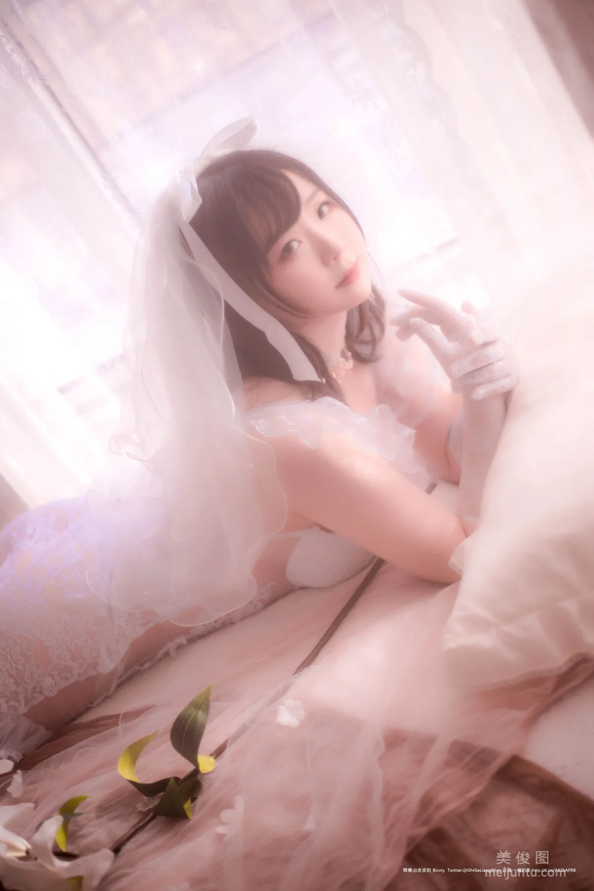 [Cosplay] 皮皮奶可可愛了啦 - 朦胧婚紗 43