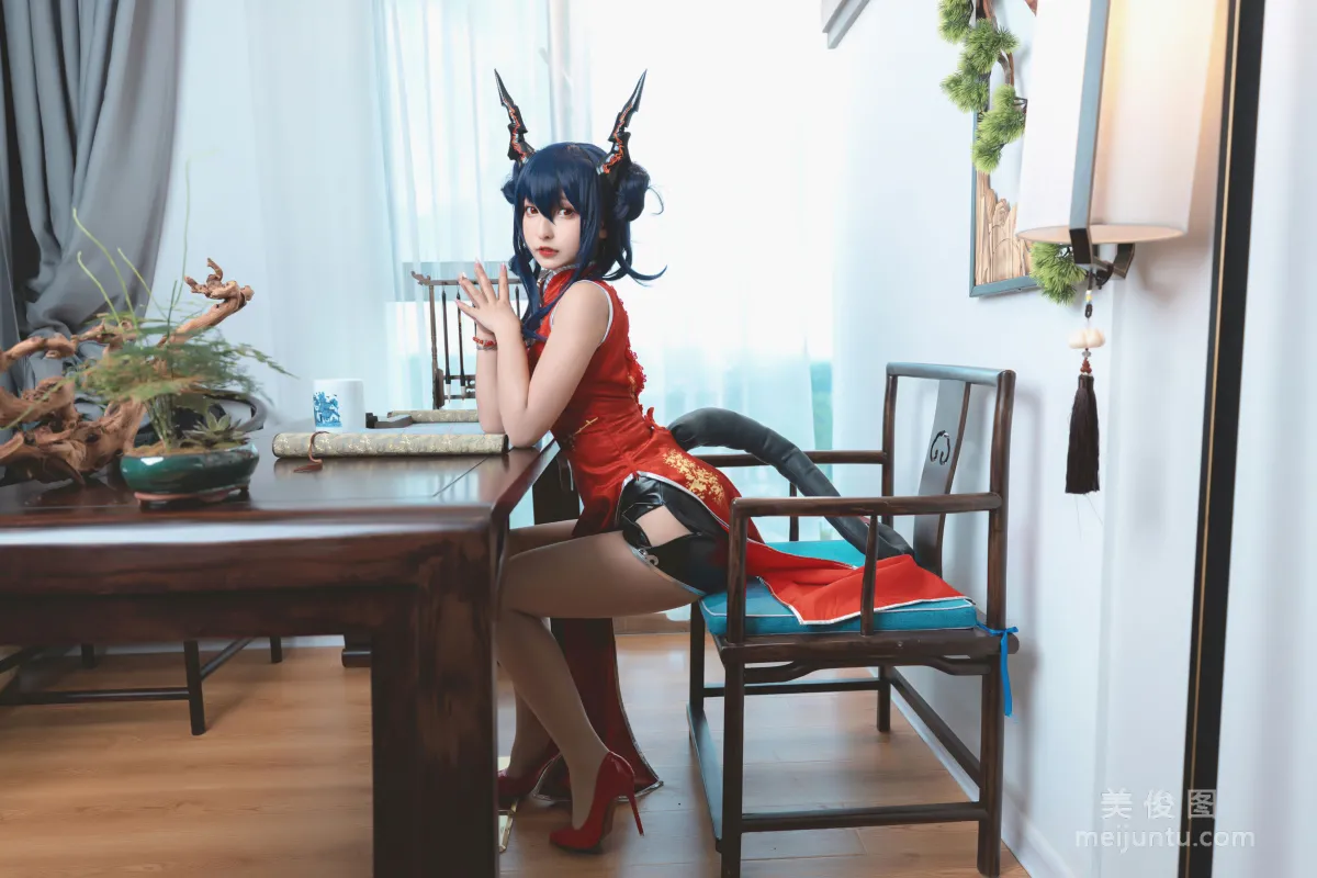 [Cosplay] 神楽坂真冬 - 旗袍魔女 寫真集 11