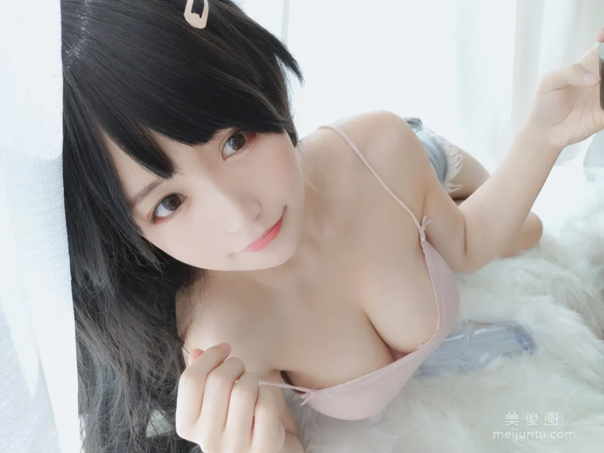 [Cosplay] 動漫博主小倉千代w - 粉色吊帶 寫真集 28