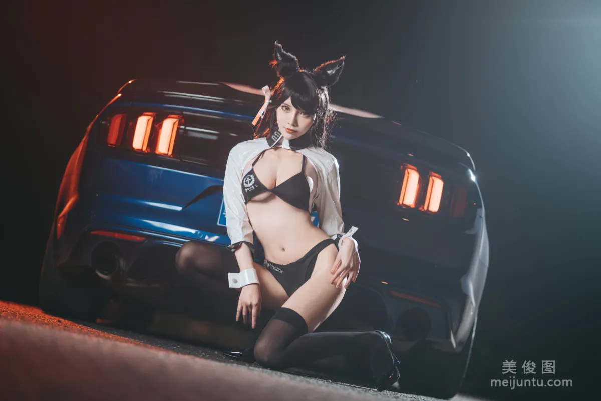 [Cosplay] 動漫博主一隻冉呐 - 愛宕賽車 寫真集 4