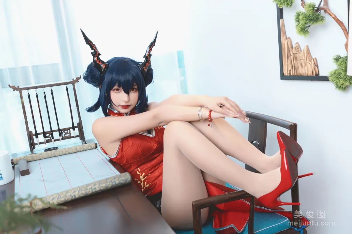 [Cosplay] 神楽坂真冬 - 旗袍魔女 寫真集 9