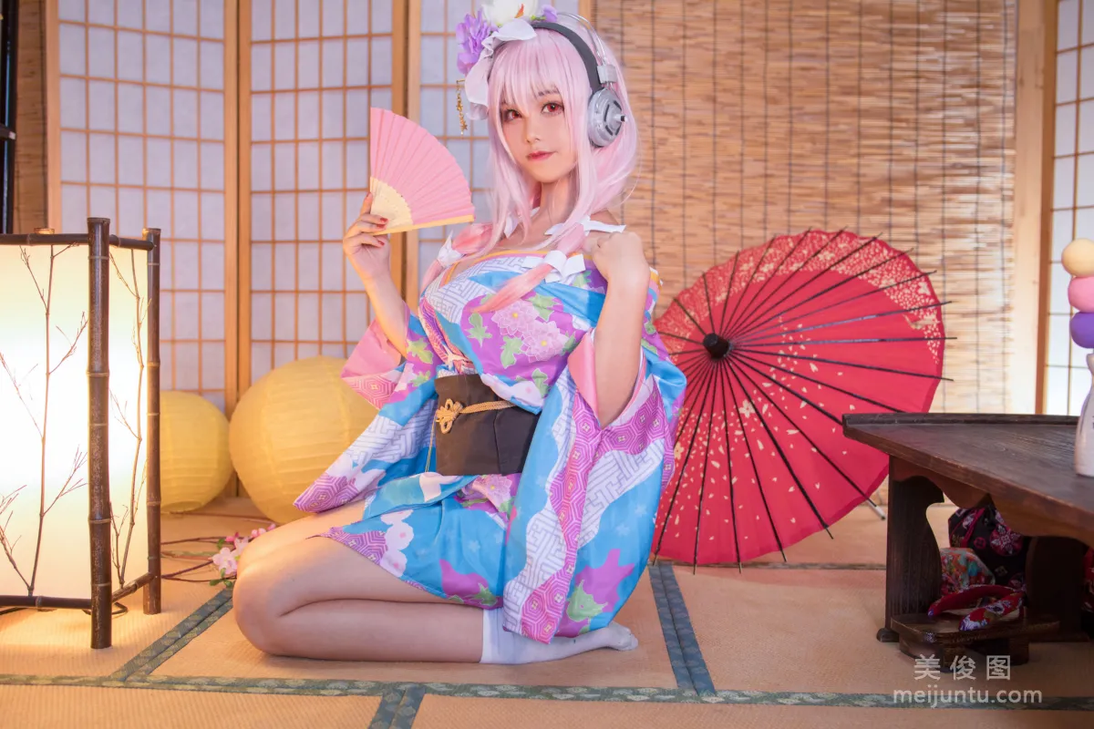 [Cosplay] 蜜汁貓裘 - 索尼子和服 寫真集 15