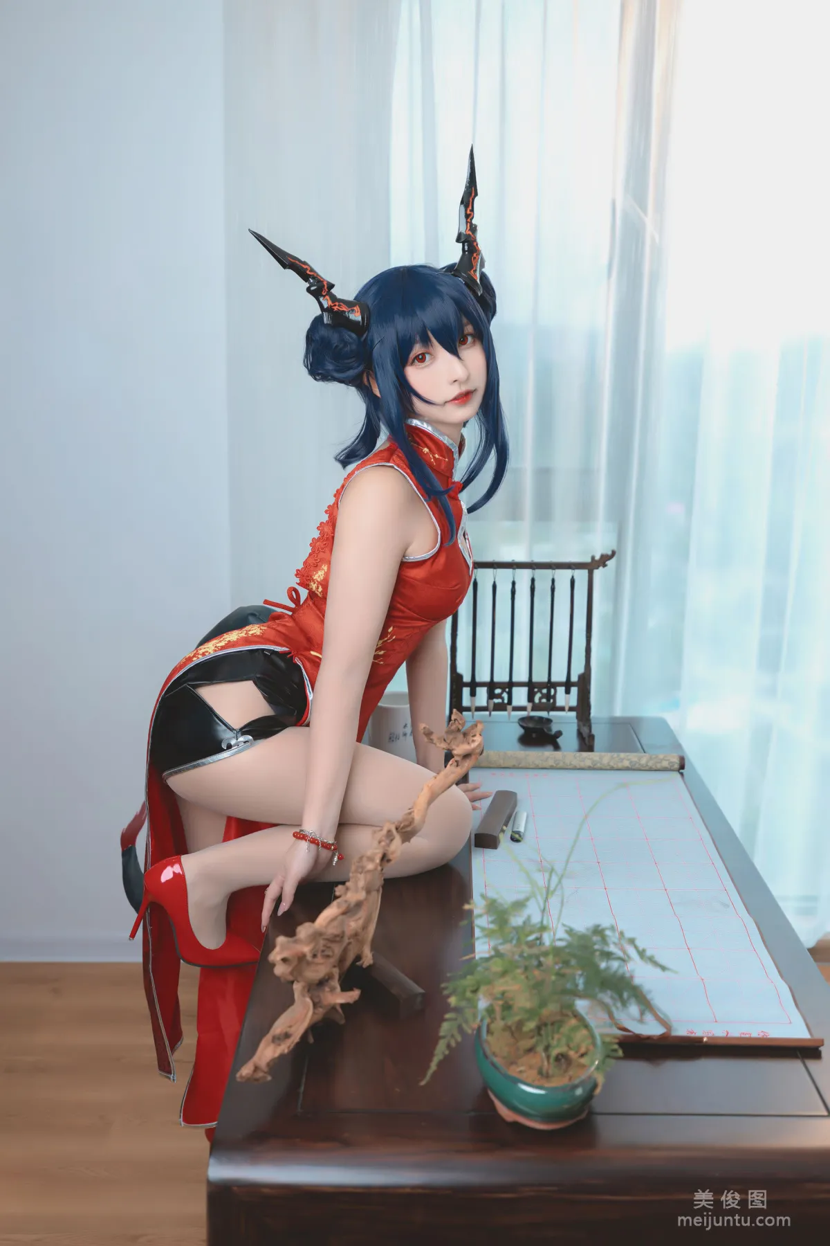 [Cosplay] 神楽坂真冬 - 旗袍魔女 寫真集 18