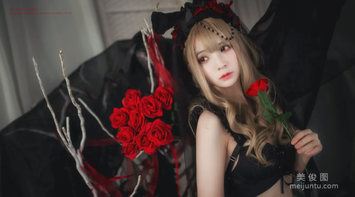 [Cosplay] 疯猫ss - 黑色玫瑰2