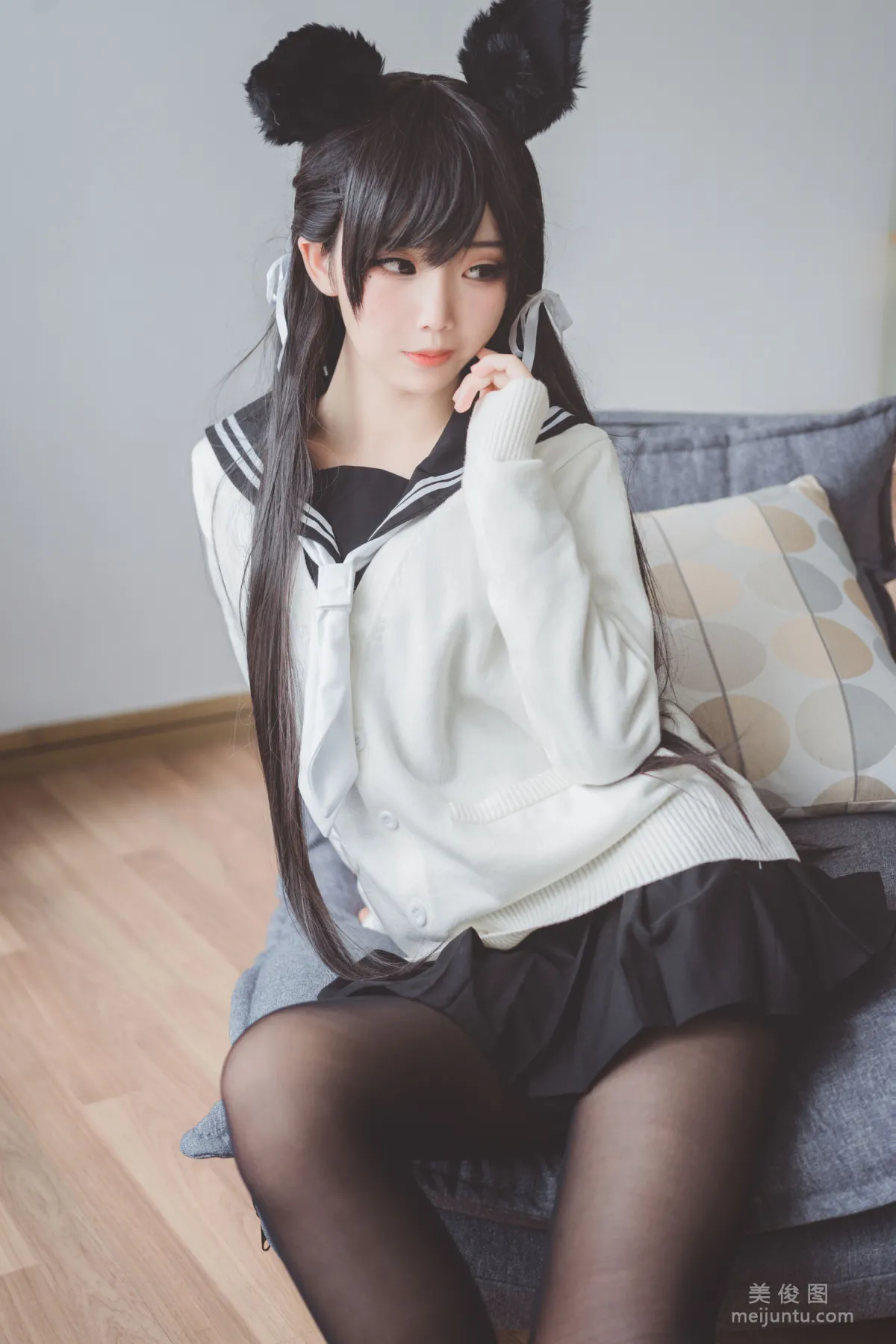 [Cosplay寫真] 可愛人氣Coser面餅仙兒 - 制服愛宕 1