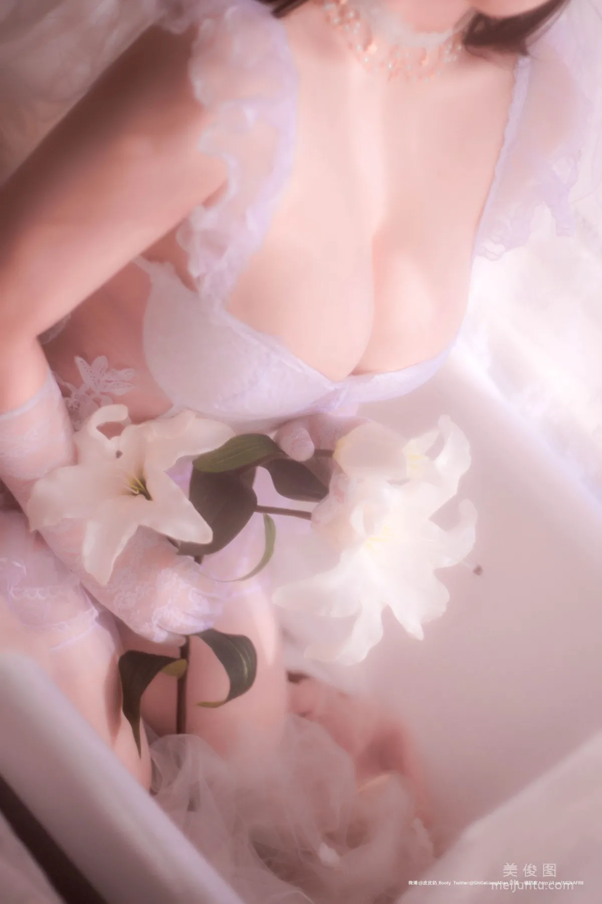 [Cosplay] 皮皮奶可可愛了啦 - 朦胧婚紗 56