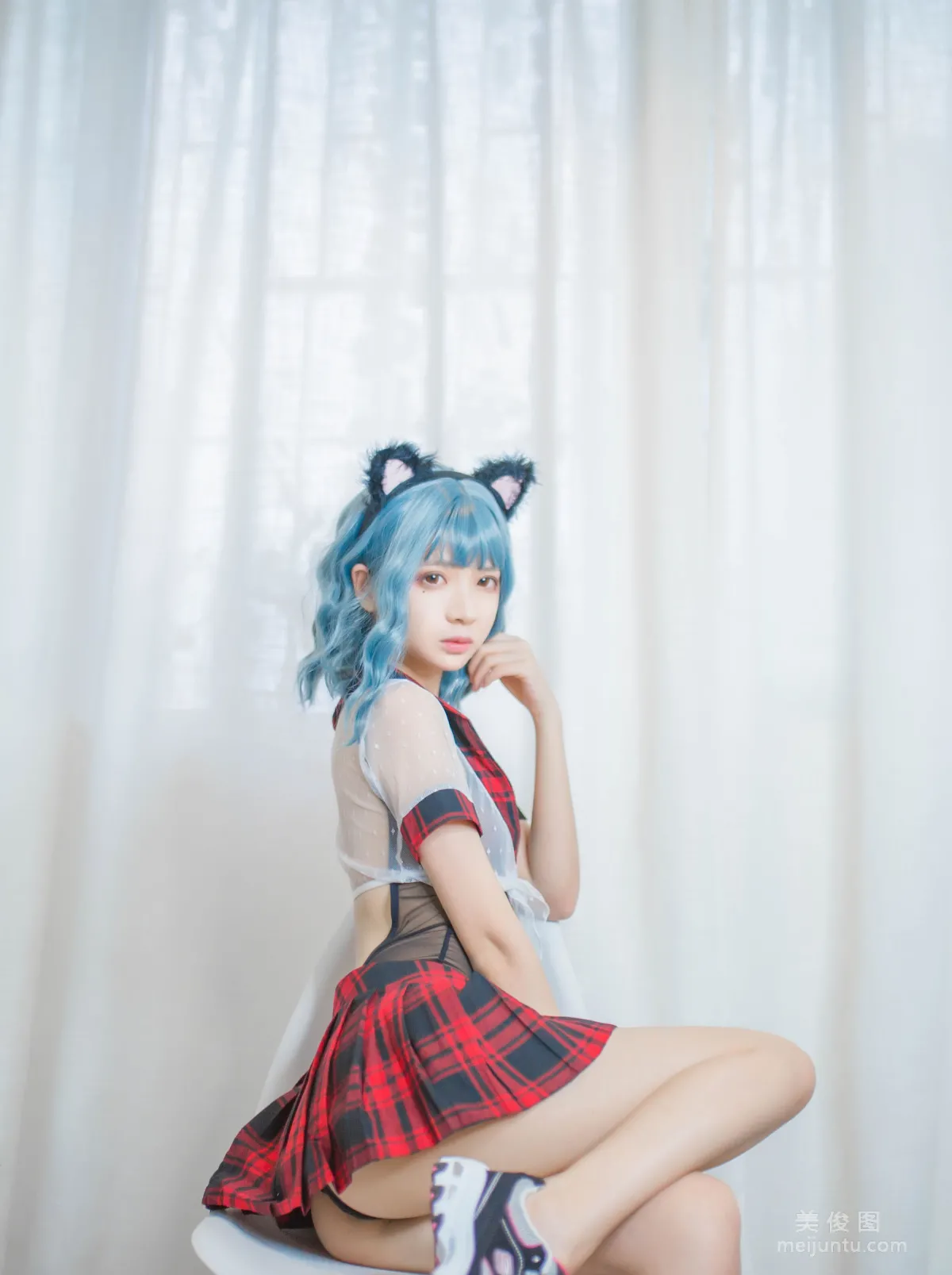 [Cosplay] 疯猫ss - 蓝发 写真集24
