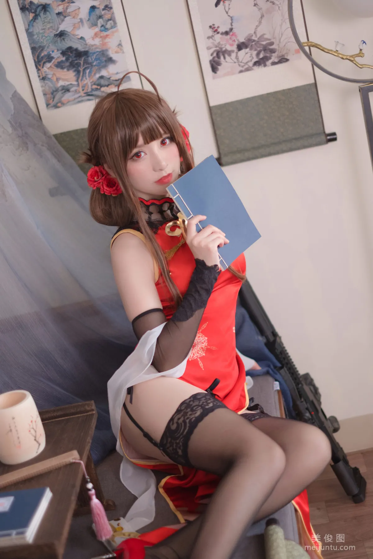 [Cosplay] 星野saori - DSR-50 红牡丹 7