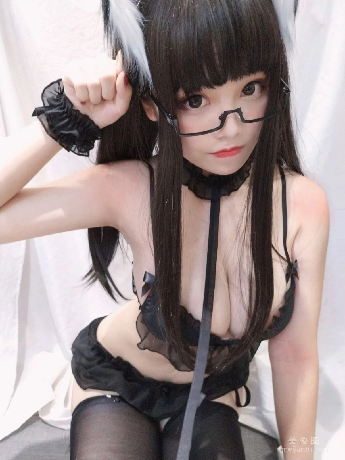 [Cosplay] 蜜汁貓裘 - 眼鏡貓娘 寫真集 23