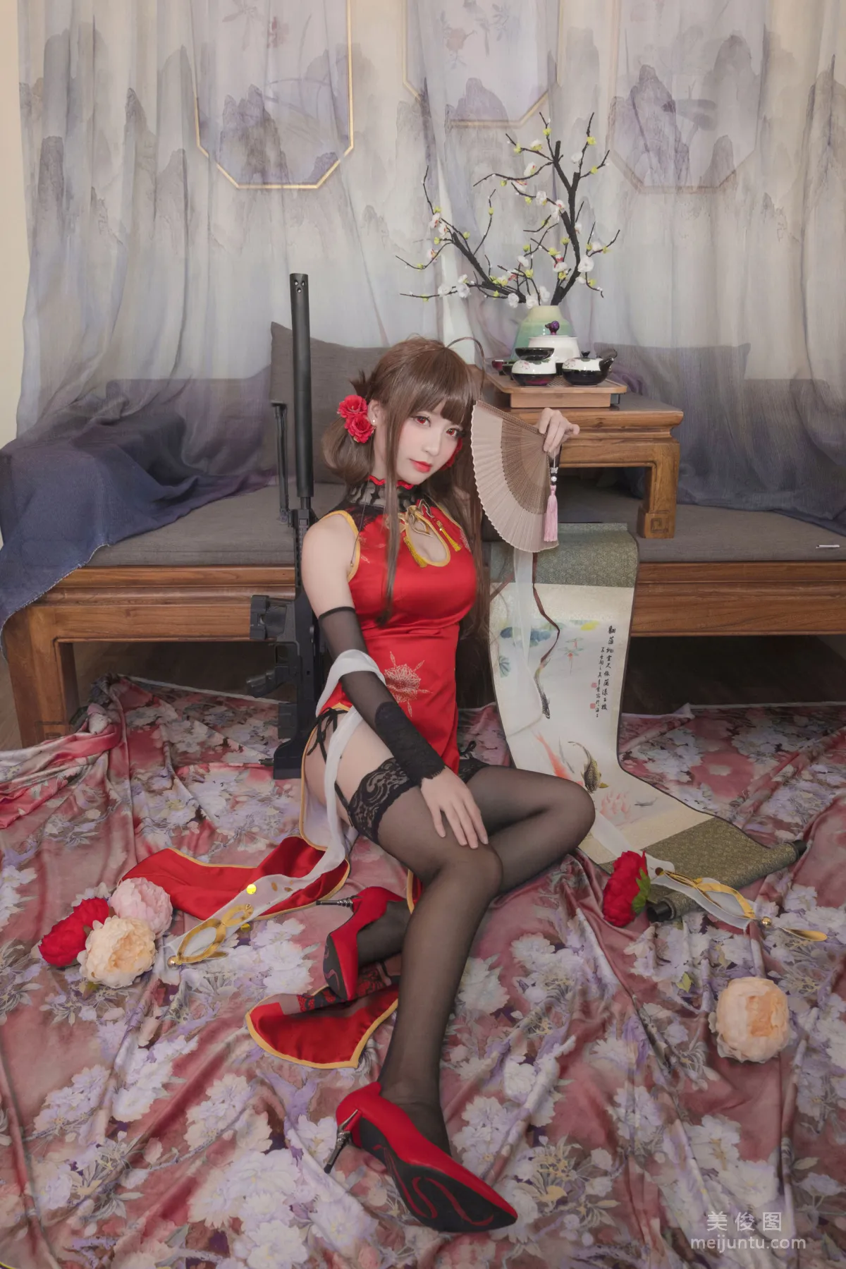 [Cosplay] 星野saori - DSR-50 红牡丹 5