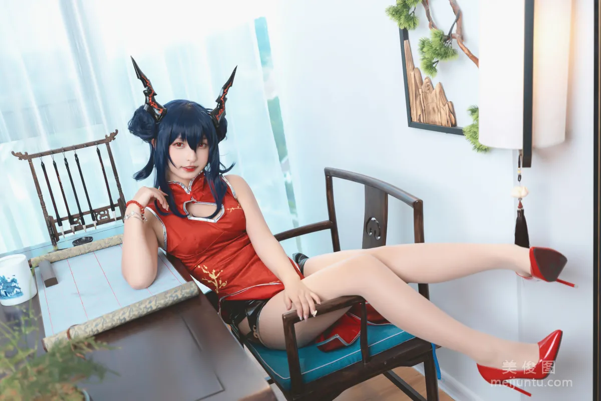 [Cosplay] 神楽坂真冬 - 旗袍魔女 寫真集 7