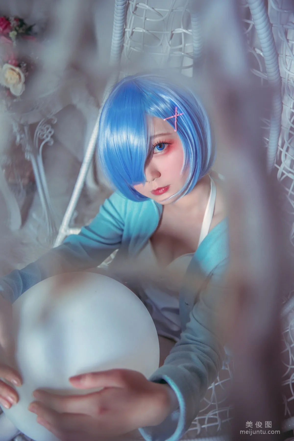[Cosplay] 動漫博主弦音sic - RE從零開始的異世界生活 蕾姆貓咪睡衣 6