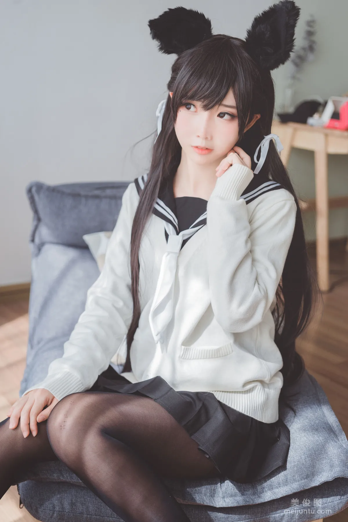 [Cosplay寫真] 可愛人氣Coser面餅仙兒 - 制服愛宕 4