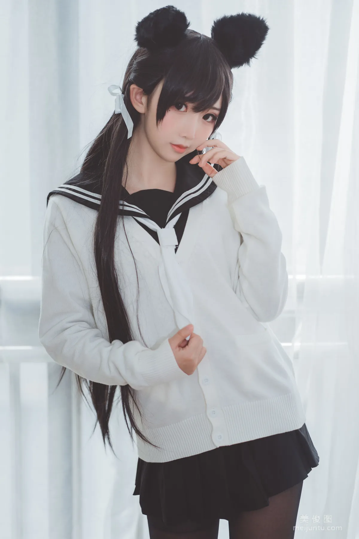 [Cosplay寫真] 可愛人氣Coser面餅仙兒 - 制服愛宕 14