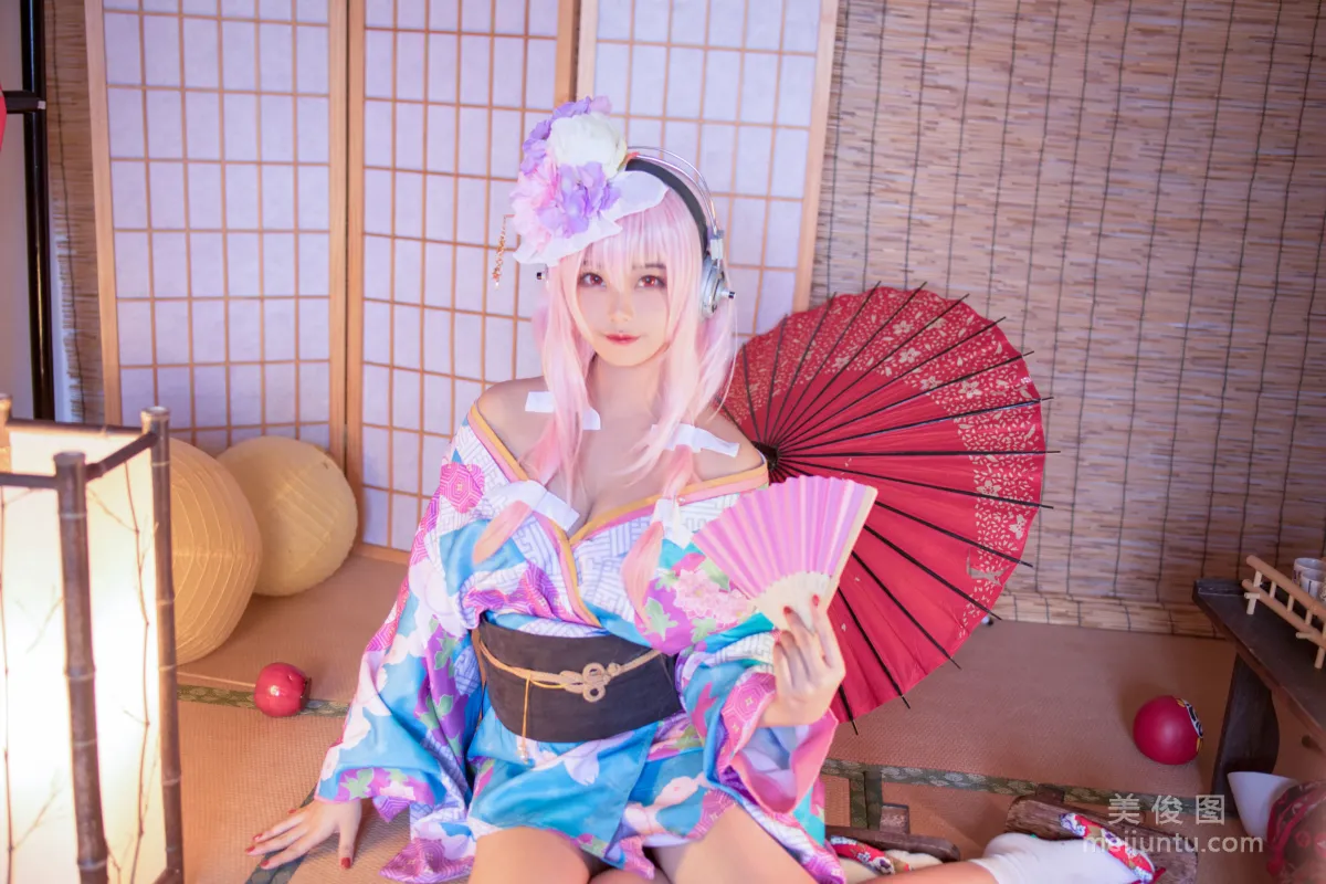 [Cosplay] 蜜汁貓裘 - 索尼子和服 寫真集 1