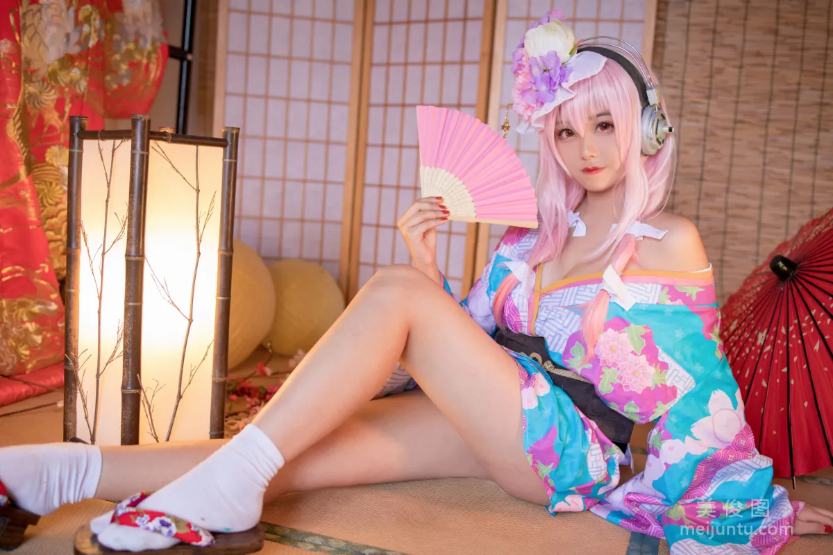 [Cosplay] 蜜汁貓裘 - 索尼子和服 寫真集 5