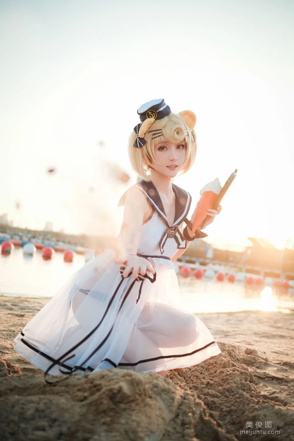 [Cosplay寫真] 萌寵博主yui金魚 - 古米泳裝 7