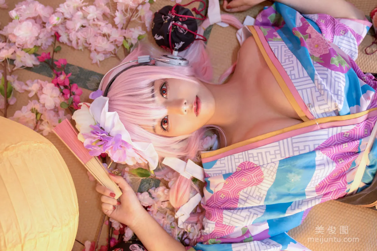 [Cosplay] 蜜汁貓裘 - 索尼子和服 寫真集 16