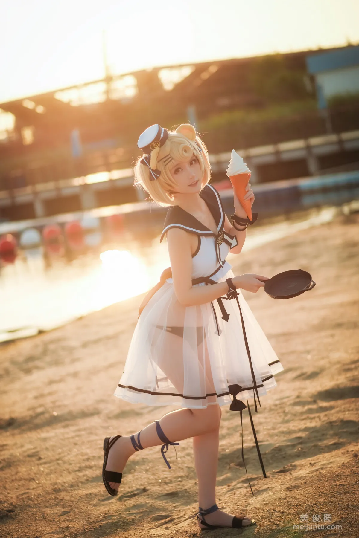[Cosplay寫真] 萌寵博主yui金魚 - 古米泳裝 2