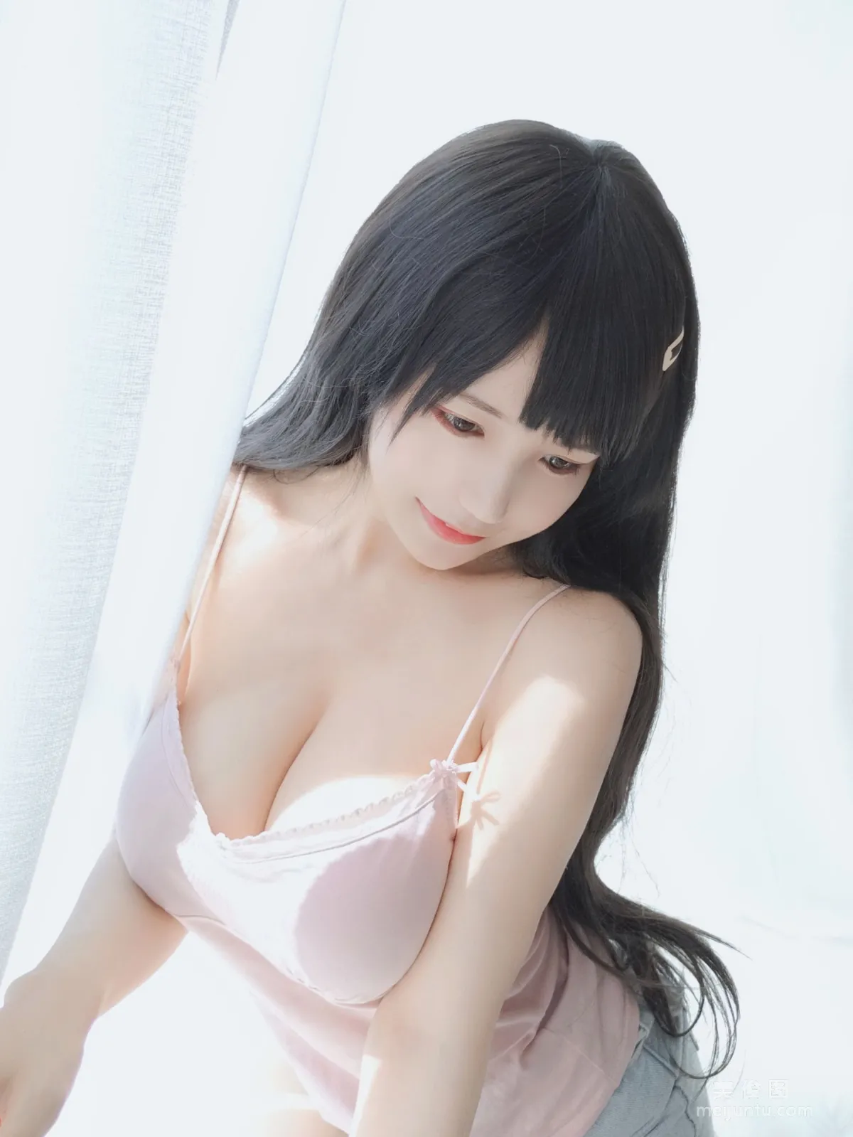 [Cosplay] 動漫博主小倉千代w - 粉色吊帶 寫真集 6