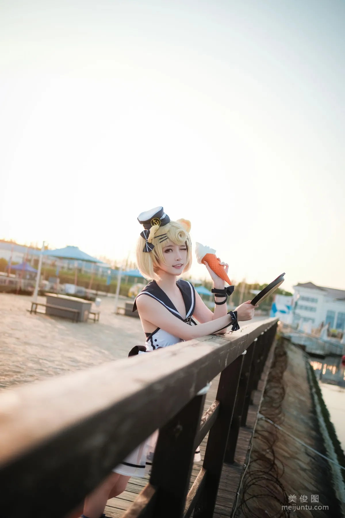[Cosplay寫真] 萌寵博主yui金魚 - 古米泳裝 8