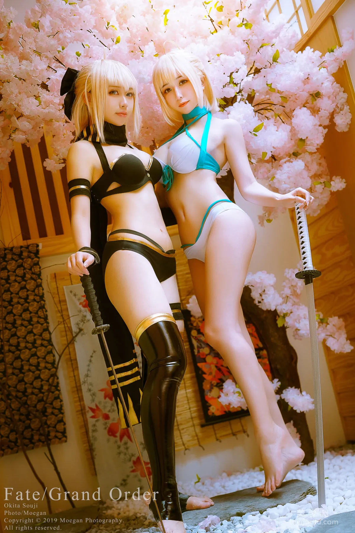 [Cosplay] Miyana咪呀 - 沖田総司 水着 3