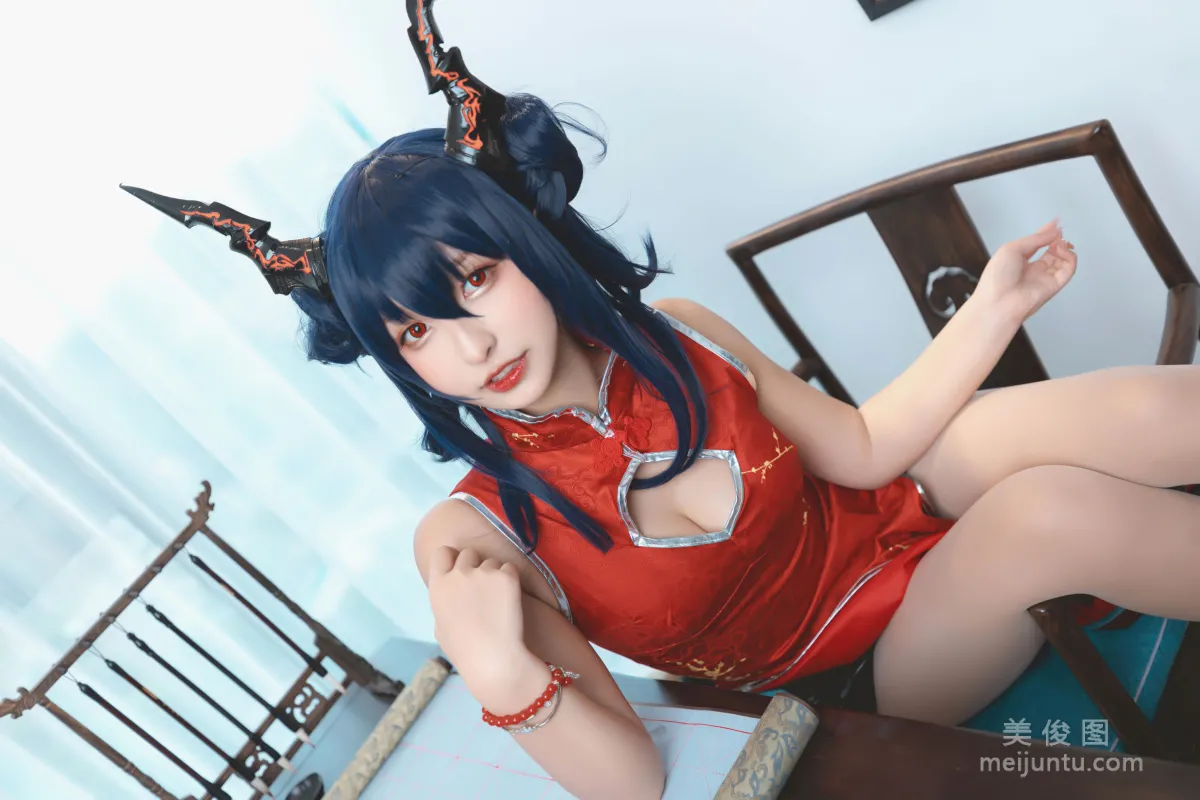 [Cosplay] 神楽坂真冬 - 旗袍魔女 寫真集 10