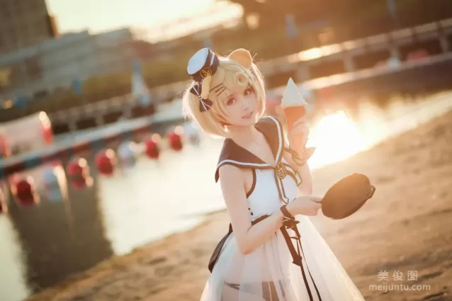 [Cosplay寫真] 萌寵博主yui金魚 - 古米泳裝