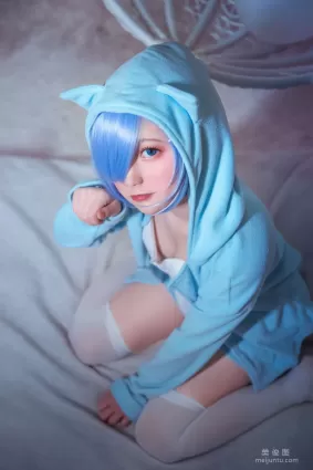 [Cosplay] 動漫博主弦音sic - RE從零開始的異世界生活 蕾姆貓咪睡衣