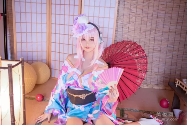 [Cosplay] 蜜汁貓裘 - 索尼子和服 寫真集