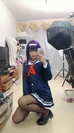 [Cosplay] 萌系小姐姐-白烨- - 學姐校服 寫真集