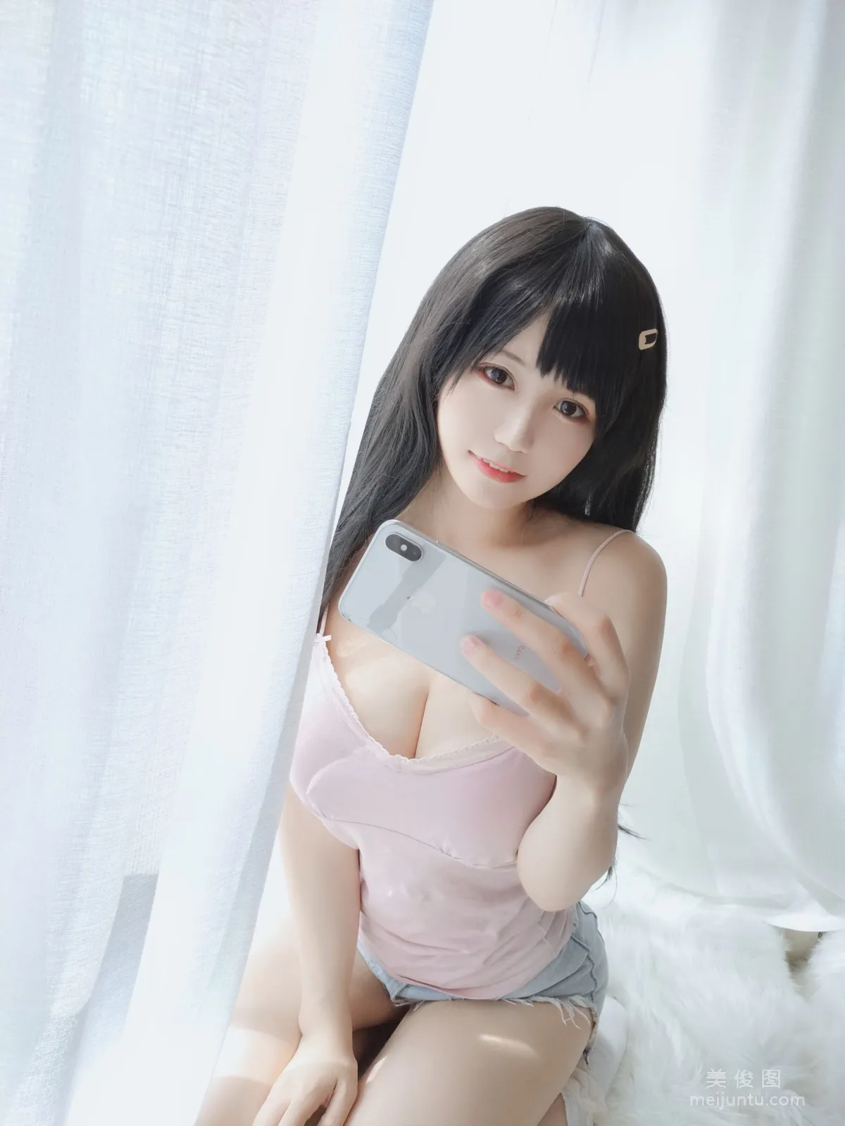 [Cosplay] 動漫博主小倉千代w - 粉色吊帶 寫真集 5