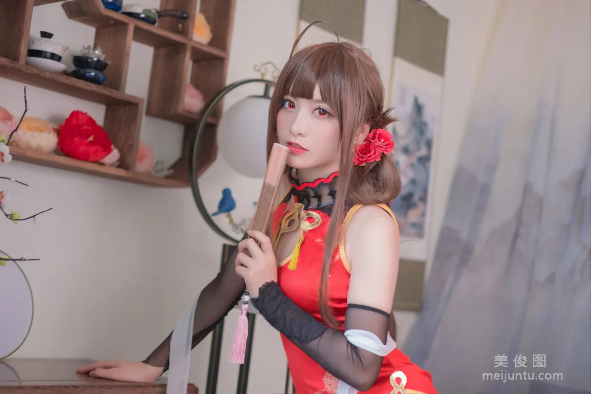 [Cosplay] 星野saori - DSR-50 红牡丹 9