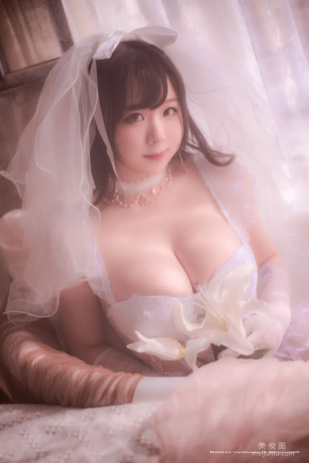 [Cosplay] 皮皮奶可可愛了啦 - 朦胧婚紗 58