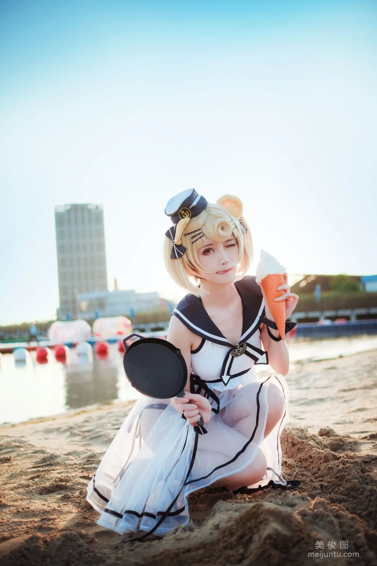 [Cosplay寫真] 萌寵博主yui金魚 - 古米泳裝 6