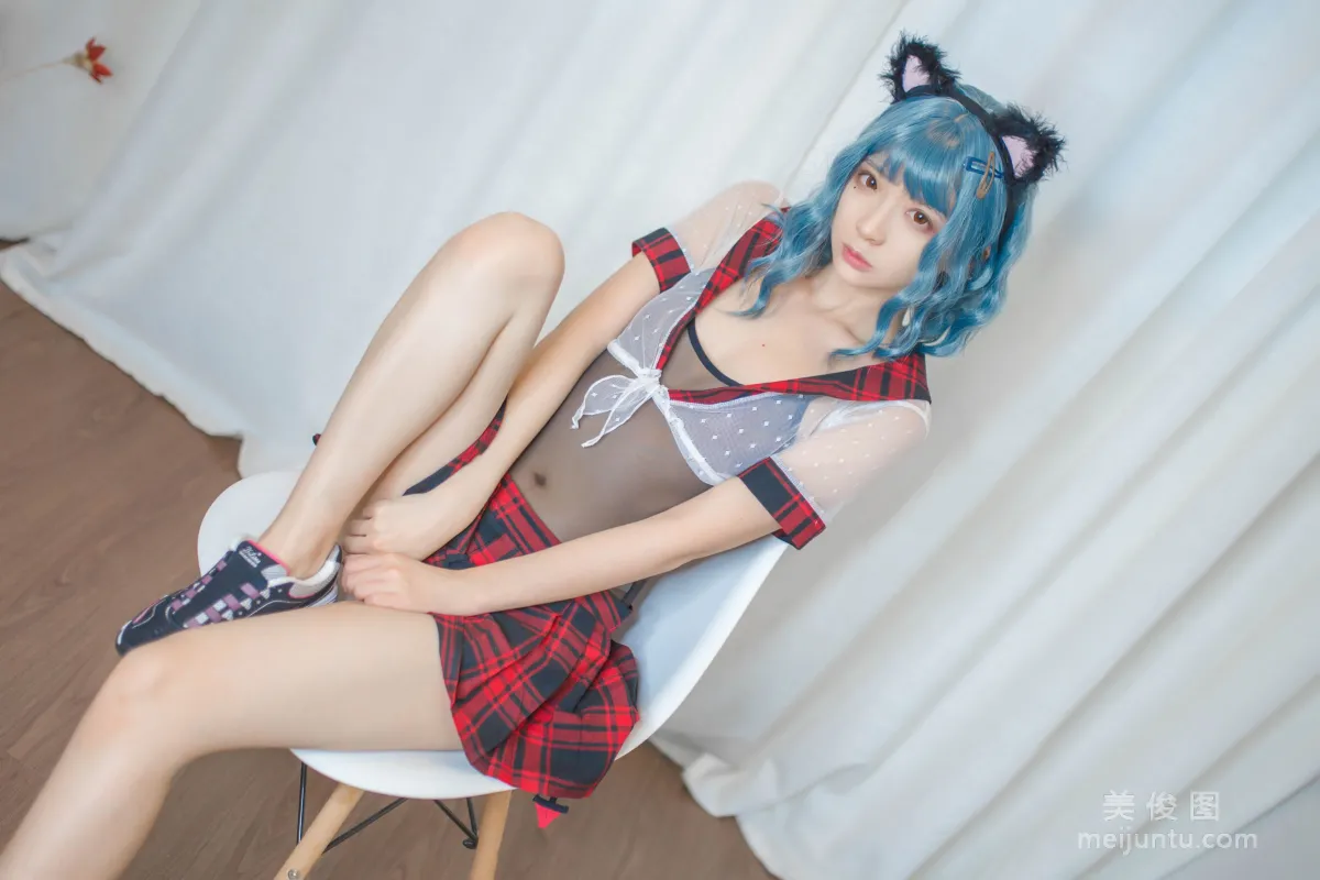 [Cosplay] 疯猫ss - 蓝发 写真集17