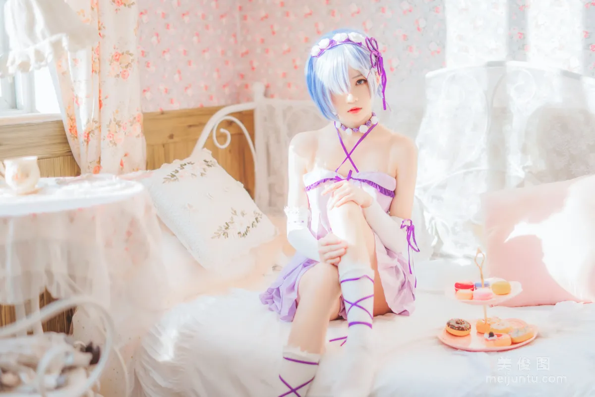 [Cosplay] 蠢沫沫 - 蕾姆小睡裙6
