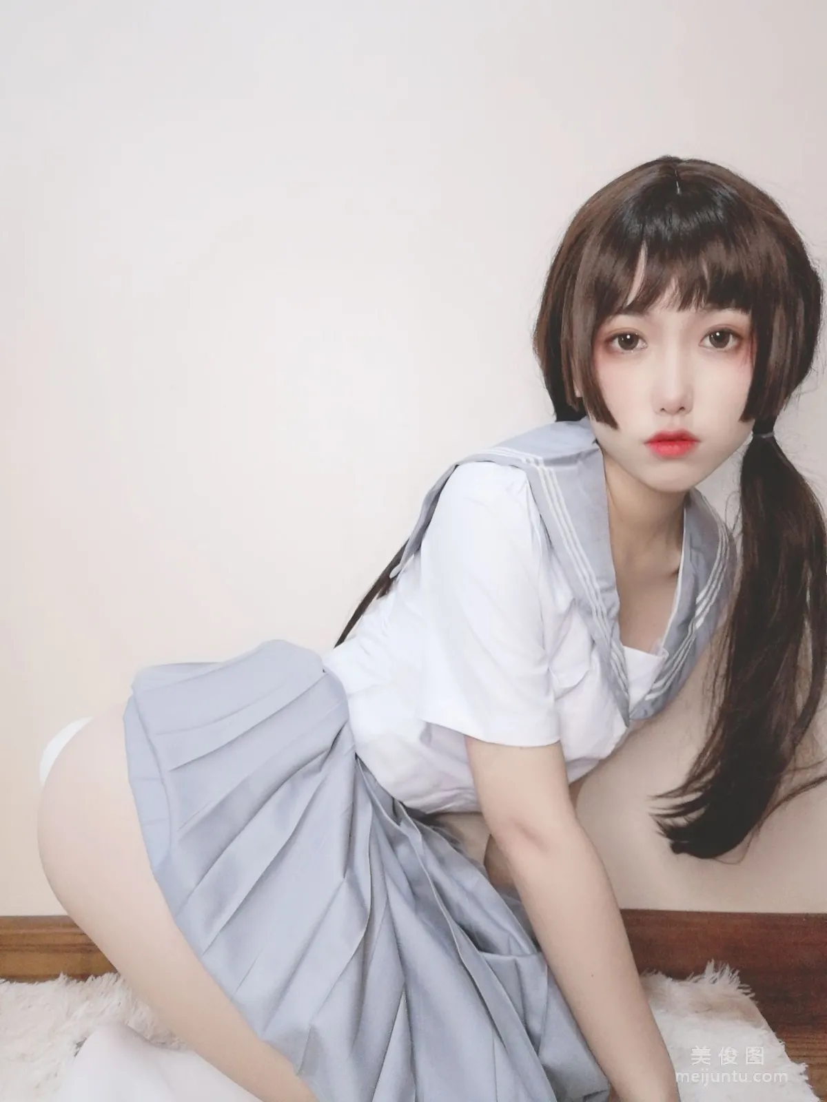 [Cosplay] 芋圆侑子SJ_ - 白丝jk30