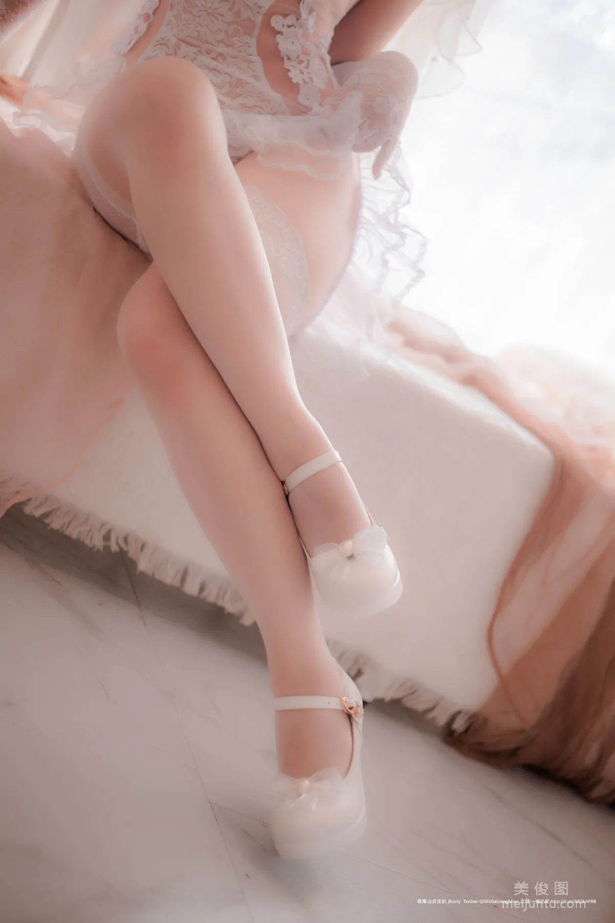 [Cosplay] 皮皮奶可可愛了啦 - 朦胧婚紗 23