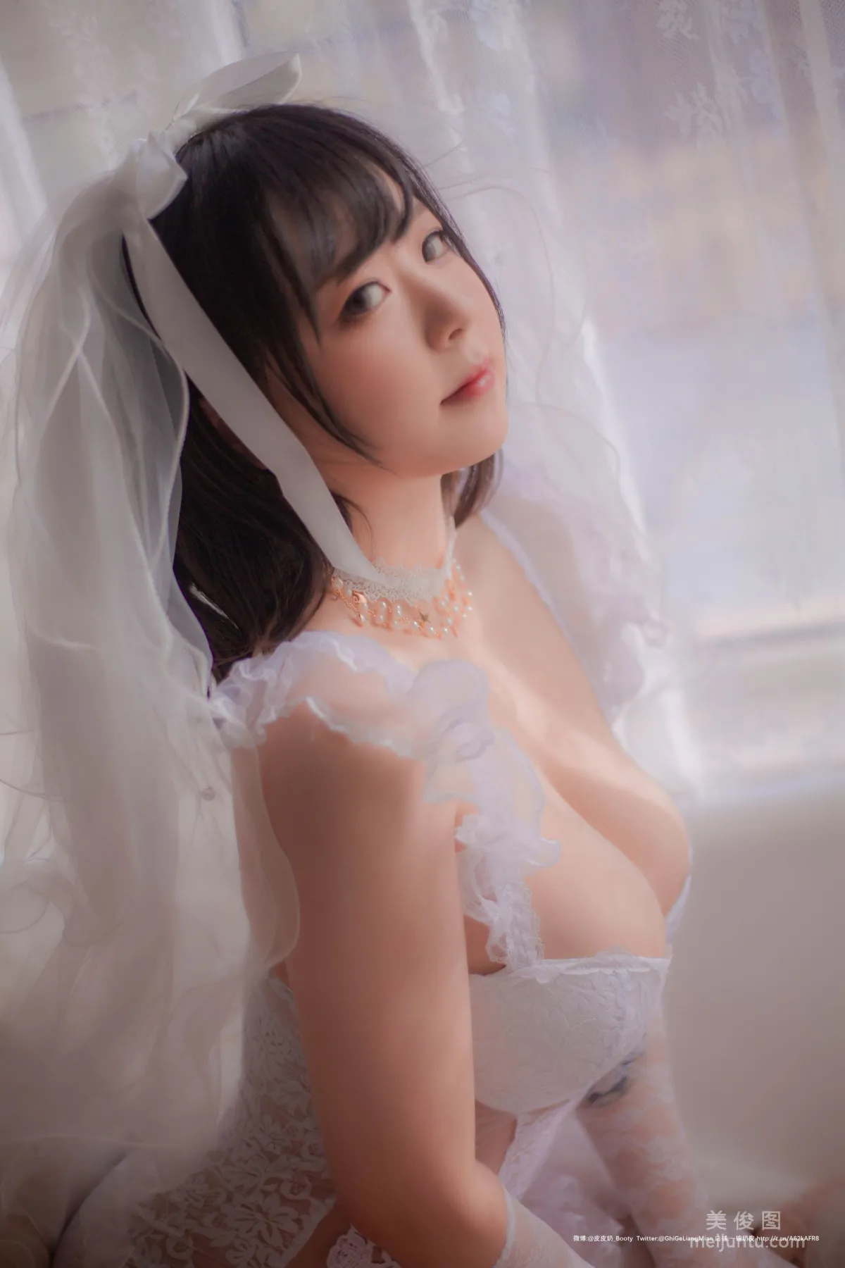 [Cosplay] 皮皮奶可可愛了啦 - 朦胧婚紗 57