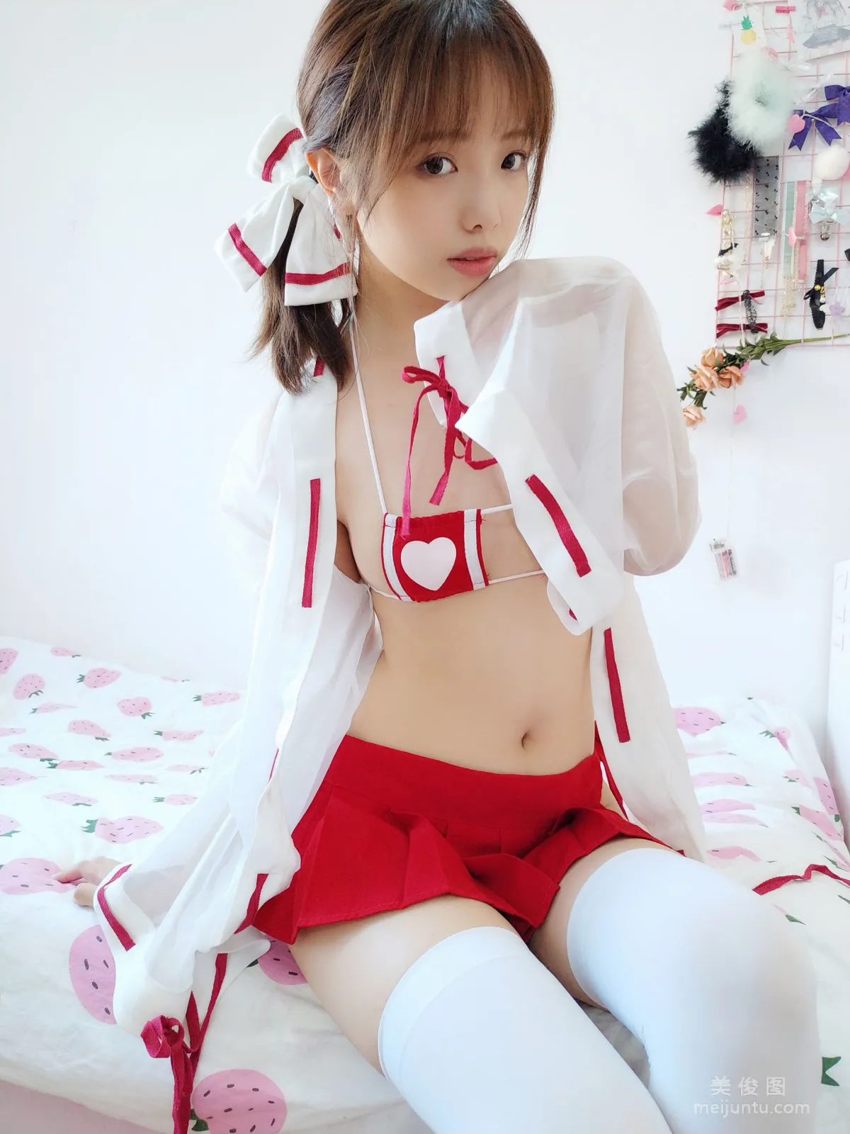 [Cosplay寫真] 動漫博主雯妹 - 自拍本（1号本）巫女 13