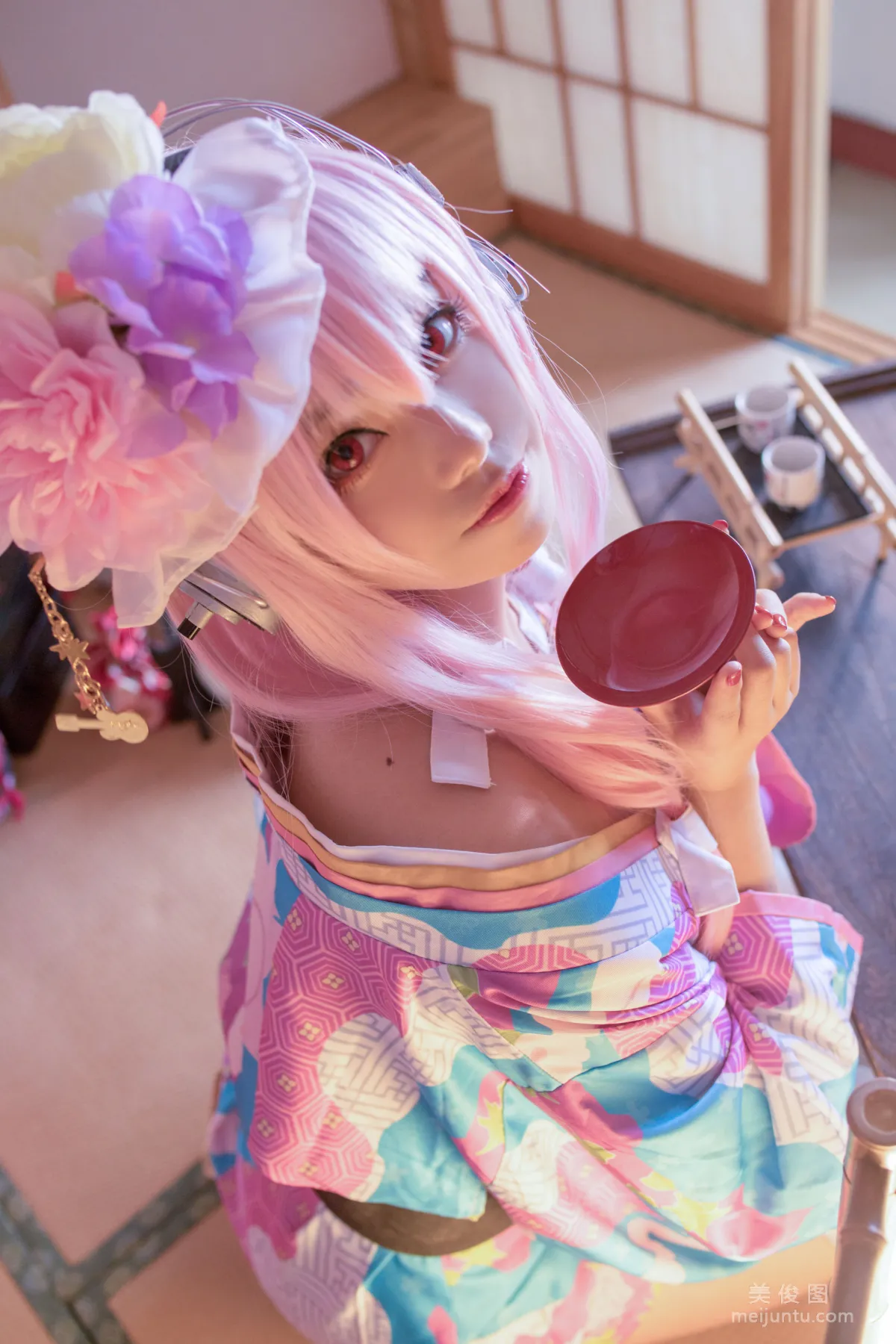 [Cosplay] 蜜汁貓裘 - 索尼子和服 寫真集 12