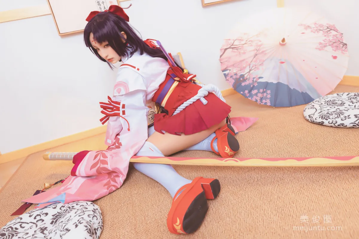 [Cosplay] 神楽坂真冬 《刀ノ語》 寫真集 26