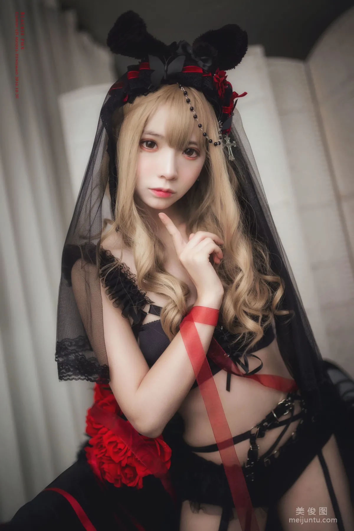 [Cosplay] 疯猫ss - 黑色玫瑰3