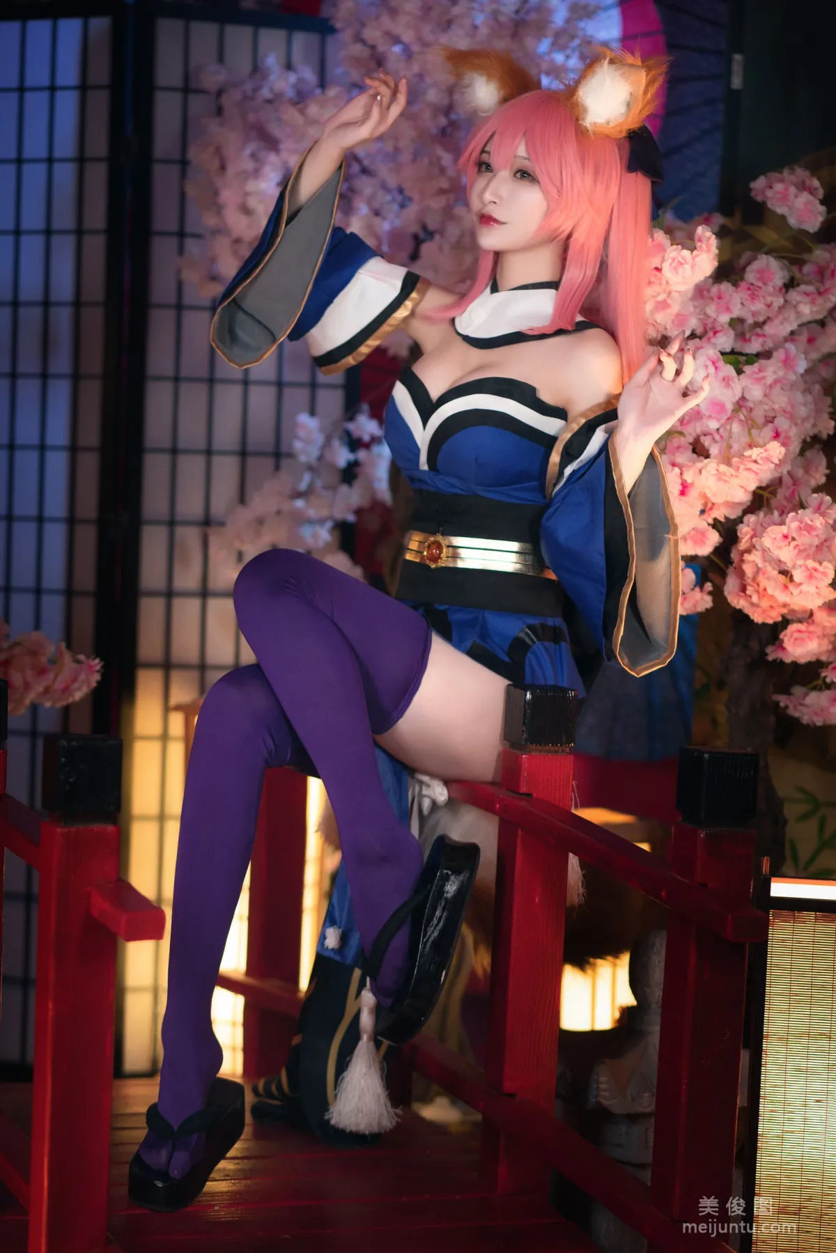 [Cosplay] 动漫博主铁板烧鬼舞w - 玉藻前 原皮10