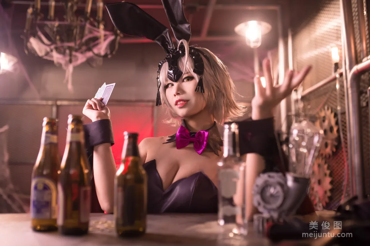 [Cosplay] Coser萱-KaYa - 黑贞 兔女郎1